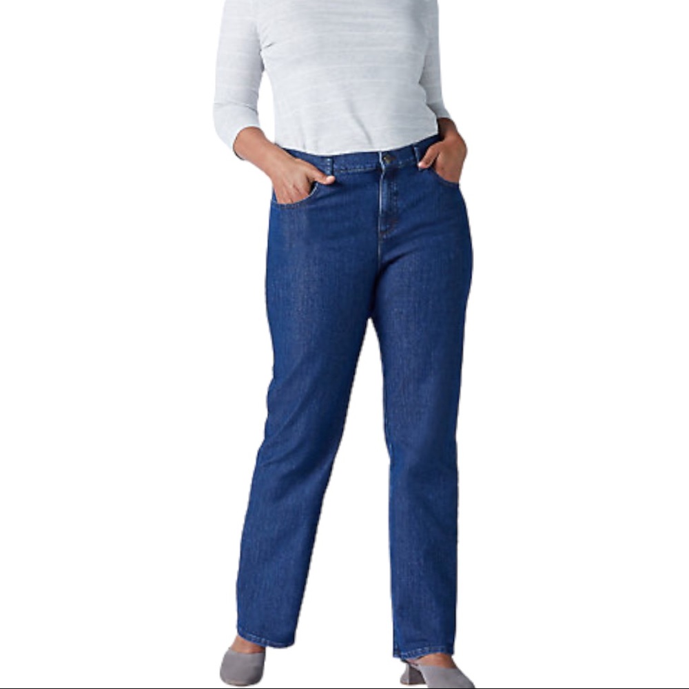 Vintage Lee 1889 Relaxed Fit Straight Leg Denim Medium Wash Boyfriend Jeans